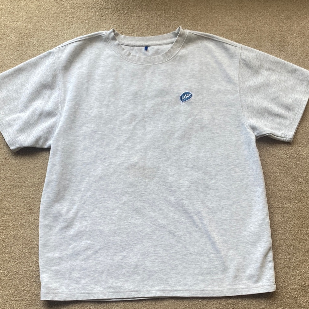 Ader Error Grey T-Shirt 2022 Fall Winter Collection Size A1